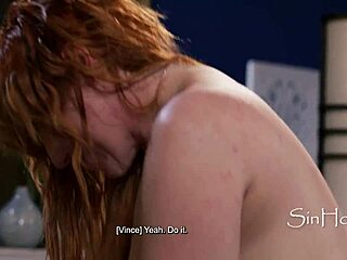 Lauren Phillips and Vince Karter go all out on the milf, spanking her big ass.