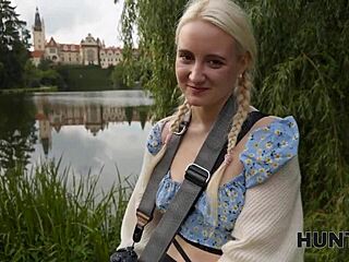 hunt4k hunter fucks young tight pussy