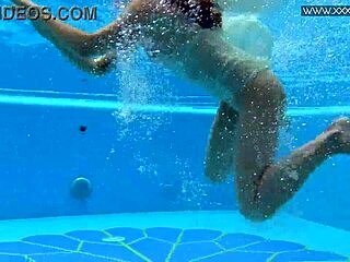 hottest underwater swimming babe lizi vogue shows off her curves