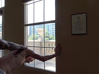 The stepson with tattoos