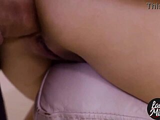 Brazilian brunette amateur gets cum on her body