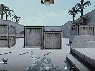 Experienced counter player gets monster cock blowjob from newbie gamer