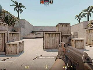 Experienced counter player gets monster cock blowjob from newbie gamer