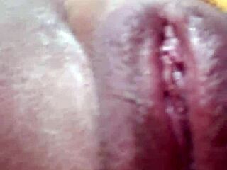 Rubbing Wet Clit In Close Up Masturbation