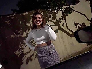 Latina Prostitute Sucks Monster Cock Outdoors In Public