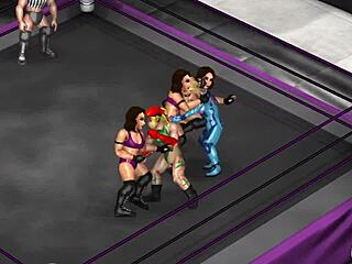 Hey, check out Fire Pro Wrestling World with Cammy and Samus in action