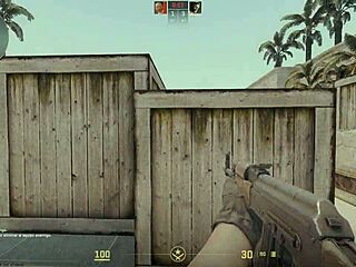 Experienced counter player gets monster cock blowjob from newbie gamer