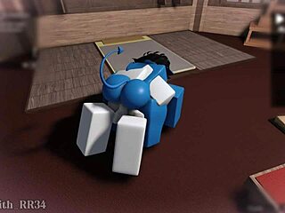 Demon girl rides big cock round 2!