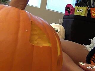 Abigail Mac's Halloween Solo With Big Tits!