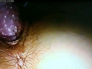 Blindfolded wife gets fucked with dildo