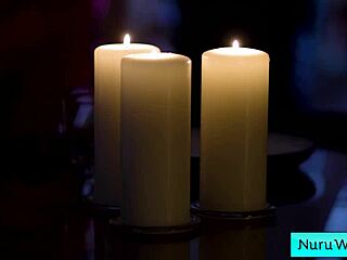 Beautiful Busty Blonde Sucks Dick Then Wet Nuru Massage With Nathan Bronson