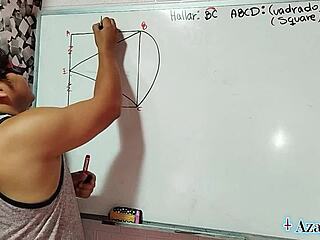 Can the teacher cum inside the student in this sexual math lesson?