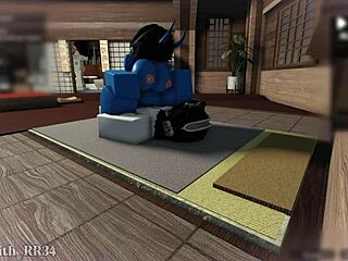 Demon girl rides big cock round 2!