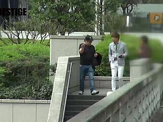 Asian amateurs feel intense pleasure with big tits and toys