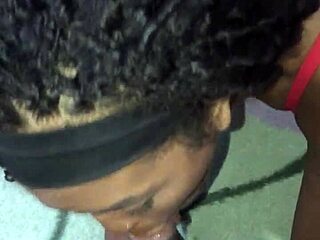 Curvy Brunette Flashes Ass And Gets Fucked Hard