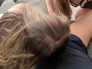 Three bbw sluts suck tinder guy's cock and cumswap 😍