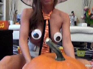 Abigail Mac's Halloween Solo With Big Tits!