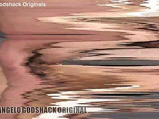 Cindy Shine endures a rough 6on1 gangbang with multiple penetrations and anal creampie