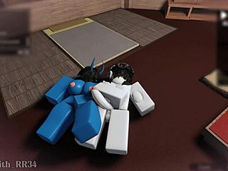 Demon girl rides big cock round 2!