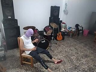 Best Friend Masturbates Intensely In Music Room After I Leave!