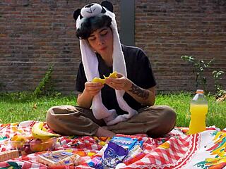 Lara's Picnic Vomit Fetish Movie