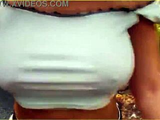 amazing milf flashing her big tits on public bike ride dare