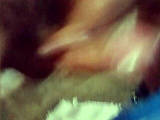 Detailed male masturbation session in private.