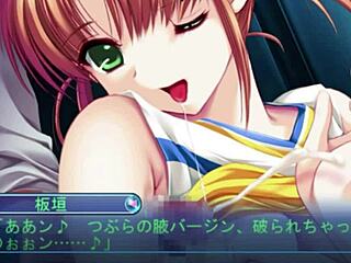 The cute blonde cheerleader in the short movie series