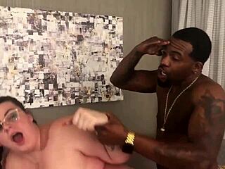 Can Maria Bose Handle Rome's Big Black Cock Blowjob?