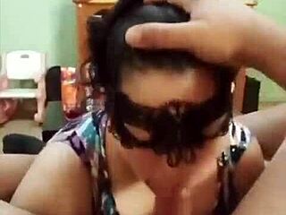 Wow, blowjob with mask part 6!