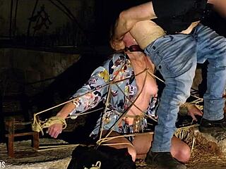 Tied-Up Submissive Ashley Lane Gets Face Fucked and Ass Eaten Outdoors in California