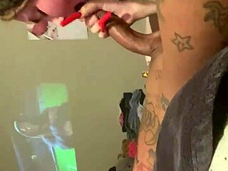 Gaknasty sucks big cock boldly