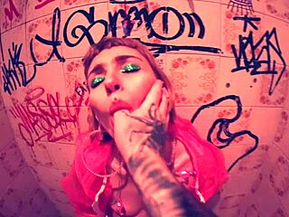 bia roman shows off her tattooed body in public