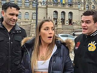 Silvia dellai in intense double anal cum swallowing scene