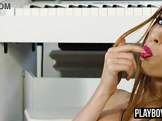 Gorgeous Teen Model Undresses In Striptease With Natural Tits