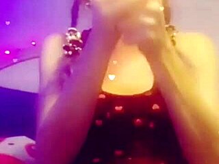 Woman Smoking While Stripping Clothes