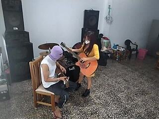 Best Friend Masturbates Intensely In Music Room After I Leave!