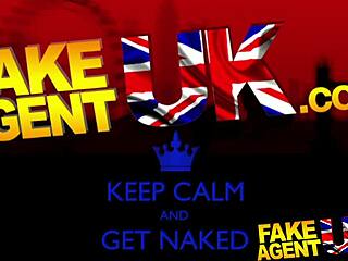 wanna see this filthy-mouthed wannabe take a huge cumshot in the office casting?