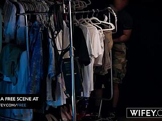 wifey cock hungry blonde hotwife sadie rose gets creampied in front of hubby