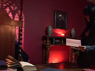 Teacher In Fishnets Gets Tight Pussy Penetrated