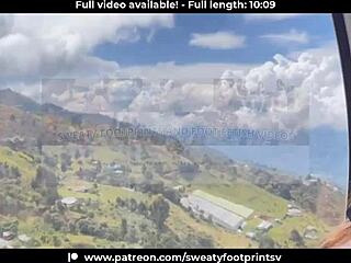 Taking Off Sweaty Shoes And Socks On Cableway In Medellin Part 1