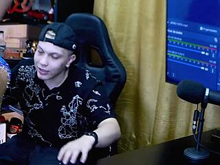 Belinha Baracho Seduces Host with Kiss and Grabs His Dick