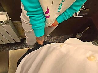 Teacher's Wet Panties Filled in School Toilet.