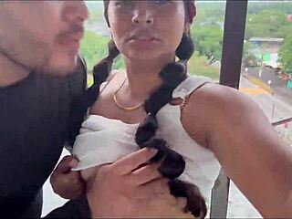 guy fucks girl in public, they get caught