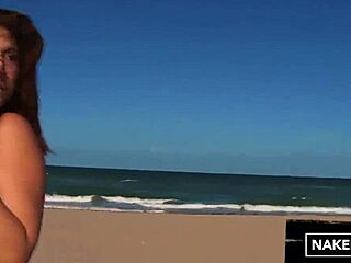 Intense curvy Latina fucking on Miami Beach sand, big ass bouncing wildly.