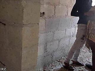 ebony bbw fucks stepson in building