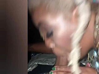 Girlfriend sneaks out for intense blowjob in car, cheating on boyfriend with friend.