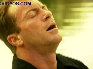 a beautiful girl with small tits rode a strong man on a boat