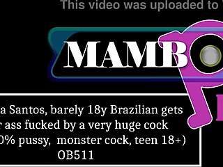 I watched Agatha Santos, barely 18 Brazilian, get her ass fucked by a huge cock with dirty talk and gape