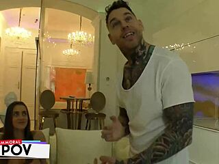 Dean pounds big ass doggystyle intensely.